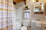 Bathroom with tub/shower combo 